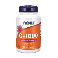 NOW C-1000 With Bioflavonoids 100 Veg. Capsules
