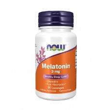 NOW Melatonin 3mg 90 Lozenges