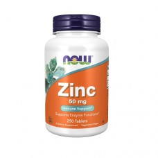 NOW Zinc Gluconate 50mg 250 Tablets