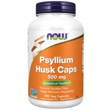 NOW Psyllium Husk 500mg 200 veg. caps.