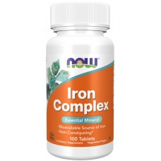 NOW Iron Complex 100 tabs.
